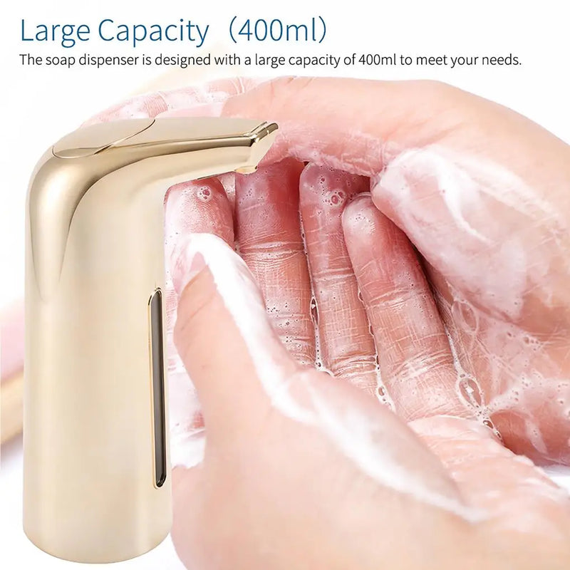 Soap Dispenser Battery Operated Sensor Liquid Dispensers Washroom Gold