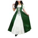 Halloween Plus Size Open Shoulder Elegant Party Dresses For Teens 2024 Lace Half Sleeve Gothic Dress Clothing Female