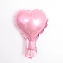 1PC I love you heart shaped foil balloon Valentine's day romantic wedding wedding room decoration decoration