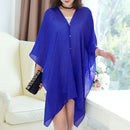 2023 New Pure Color Autumn Women Summer Sexy Beachwear Bikini Beach Dress Bikini Swimwear Cover Up  Linen Women Large Size Scarf