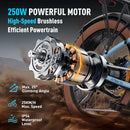HITWAY Electric bike 20 *-inch foldable bike, City MTB, electric bike, Lithium battery 48V10.4AH