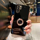 Luxury Plating Magnetic Silicone Case For Huawei P30 P40 Pro P20 Mate 20 P30Pro Honor 20 Pro Soft Shell Covers Stand Ring Holder