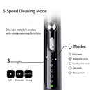 Sonic Electric Toothbrushes for Adults Smart Toothbrush Waterproof with 2pcs/8pcs Replaceable Heads and Charging Base