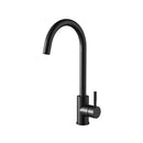 DQOK Black Kitchen Faucets Stainless Steel Kitchen Mixer Single Handle Single Hole Kitchen Faucet Brushed Nickle Mixer Sink Tap