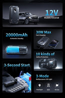 The Volt Reserve | 2000A Professional-Grade Lithium Jump Starter & Portable Power Station