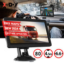 XGODY 9" Sat Nav Truck Car GPS Navigation for Lorry HGV Free UK EU Maps Updates