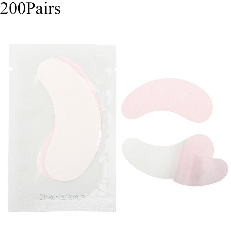 50/100/200 Pairs Under Eye Pads New Design Eye Gel Patches Lint Free Eyelash Pad for Lash Extensions Beauty Eyes Makeup Tools