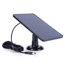 10W 5V Solarpanel Micro USB+Type-C 2in1 Outdoor Solar Ladepanel 3m Ladekabel für Überwachungskamera für Eufycam 3C/2C