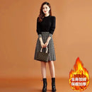 Medium Long Sweater Dress Women's Clothes Spring And Autumn 2024 New Style Winter Temperament Bottom Knitted Dress Match Coat