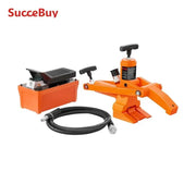 SucceBuy Hydraulischer Reifenwulstspreizer 10000PSI Reifenwulstspreizer mit Metallfußpumpe Hochleistungs-Stahl-Reifenwulstspreizer-Werkzeug für LKW ATV