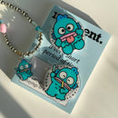 Sanrio Hangyodon Magnetic Holder Magsafe Wireless Charge Cute Cartoon Phone Case For iPhone 17 16 15 14 13 12 11 Pro Max Cover