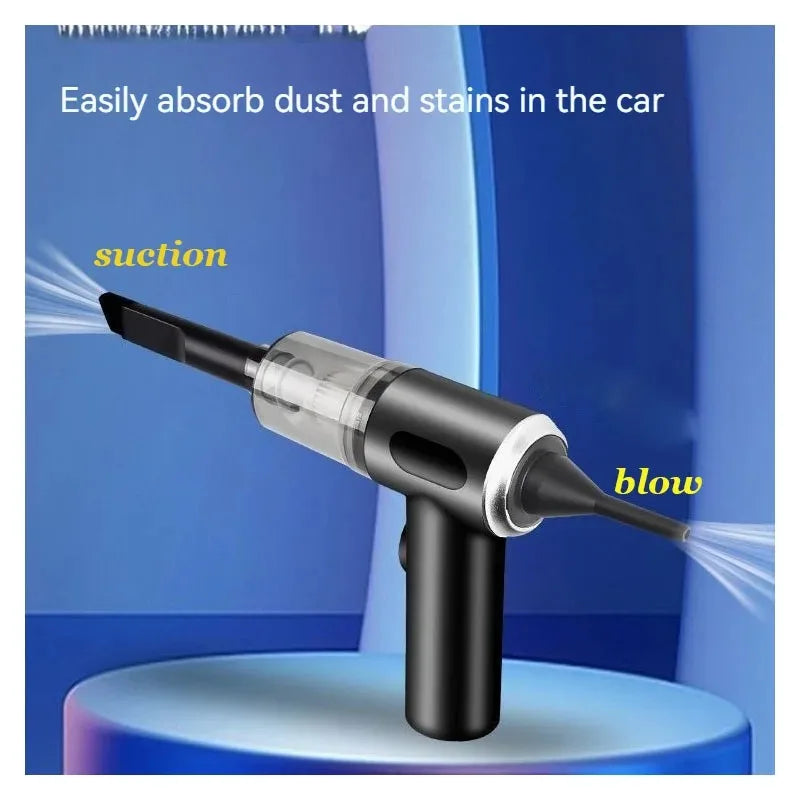 Wireless Vacuum Cleaner Portable 9000Pa Strong Suction Dust Catcher Cordless Handheld Wet Dry Vacuum Cleaner Air Duster for Car