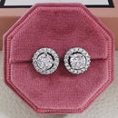 2026 Pink Silver Color Zircon Stud Earrings For Women Earing Girl Party Gift 1 dollar items Gothic freeshipping y2k Jewelry Z7