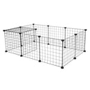 Pet Playpen Small Animal Cage Indoor Portable Metal Wire Yard Fence for Animals Guinea Pigs Rabbits Kennel Crate Fence Tent