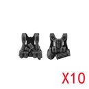 WW2 Military Building Blocks Mini Bricks Solider Figures Gifts Weapon Equipment Accessories USA Greman Vests Armor Toys For Kids