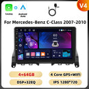 Podofo 2Din 9 ''Car Radio For Mercedes-Benz C-Class W204 S204 2007-2010 Multimedia Player GPS Carplay Android Car DSP BT RDS