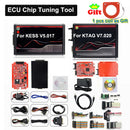 EU Version ECU Programming Tuning Tool For Kess V2 V5.017 OBD2 V7.020 For KTAG Firmware Car Trucks Master BDM Software Red PCB