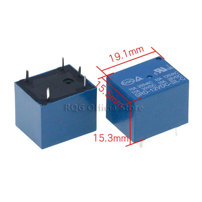 Relays SRD-03VDC-SL-C SRD-05VDC-SL-C SRD-06VDC-SL-C SRD-09VDC-SL-C SRD-12VDC-SL-C 3V 5V 6V 9V 12V 24V 48V 10A 250VAC 5PIN