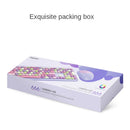 Small Fresh Macaron Color Wireless Keyboard and Mouse Set Girls Lovely Chocolate Silent Infinite Color Keyboard