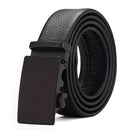 Men'S Belt Metal Automatic Buckle High Quality Business Work Belt Paired With Jeans Cheap Belt, Gift For Father And Boyfriend