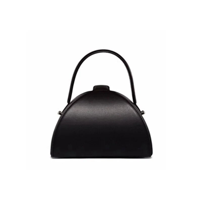 women bag 2023 new PU Bucket Fashion Women Solid Semicircular Shoulder Bags handbag Euro-America style purse phone bag