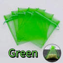 1-200pcs Organza Drawstring Pouches, Gift Bags Candy Jewelry Party Wedding Favor Bags Gift for Christmas Candy Wedding Birthday