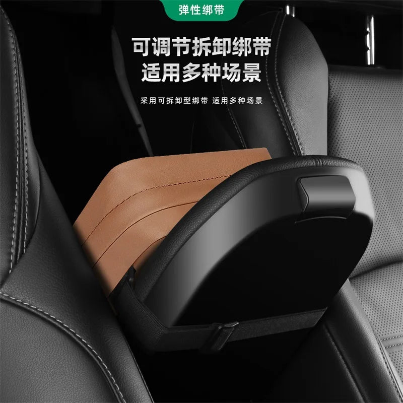 Car Tissue Storage Bag Auto Paper Towels Bag Hanging Seat Back Organizer Pu Leather Tissue Container Interior Parts