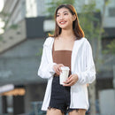 OhSunny Outdoor Sport Fashion Anti UV Cooling Clothing Sunscreen Hooded Solid Color Light Breathable Loose Sun Protection Coats