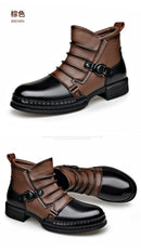 The Iron Archive | Men's Retro Zipper Ankle Boots