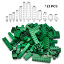 122pcs Thick Figures Bricks 12 Size DIY Building Blocks Educational Creative Size Compatible With 3001 Plastic Toys for Children