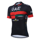UAE 2023 Pro Team Cycling Racing Jersey Maillot Ciclismo Short Sleeve Summer Mens Road Cycling Bib Gel Shorts Kit Ropa De Hombre