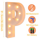 91.5CM DIY Name Giant Led Light Letter Frame Box Wedding Valentine's Day Party Decoration Anniversary Baby Shower Birthday Decor