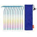 The Trail Anchor | Ultralight Titanium Alloy Tent Stakes (3.0 x 165mm)