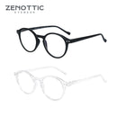 ZENOTTIC Retro Anti-blue Light Glasses Blue Light Blocking Round Computer Eyeglasses for Men Women Fashion