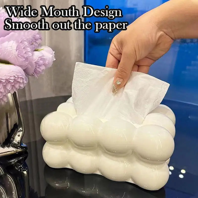 Cloud Design Tissue Box Living Room Coffee Table Paper Towel Dispenser Tissue Holder Kitchen home Decoration