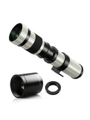 Lightdow Por Manual Zoom Super Telephoto Lens 420-800mm F8.3-16 with 2X Teleconverter USA ES Overseas Warehouse Delivery