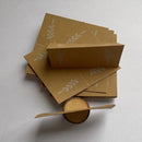 50 Brown Color Texture Place Cards Name Cards for Weddings, Meetings, and Celebrations