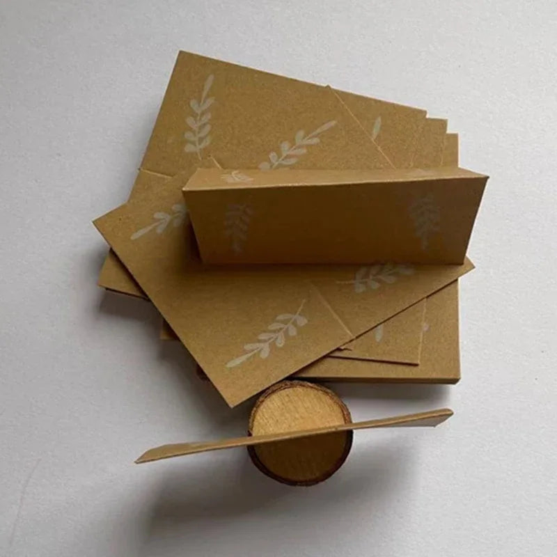 50 Brown Color Texture Place Cards Name Cards for Weddings, Meetings, and Celebrations