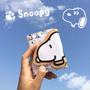 Snoopy Credit Card Holder Wallet Men Women PU Bank Cardholder Case Cute cartoon Leather Wallet with Money Clips birthday present