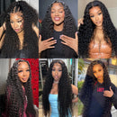 30 40 Inch Deep Wave Lace Front Wig 13x6 Hd Lace Frontal Wig 13x4 Curly Human Hair Wigs For Women Water Wave PrePlucked Lace Wig