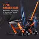 SucceBuy 1500 LBS Steel Hydraulic Motorcycle Jack Stand ATV Scissor Lift Jack Scissor Lift Jack Stand with 4 Wheels for ATV UTVs