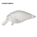 10Pcs Blank Lure bodies, Crank Bait 70mm/2.8" 12.5g/0.44oz, Unpainted Fishing Bait, Crankbaits,  Wobblers, Freshwater Fish Lures