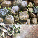 Self-Adhesive Wallpaper Brown Stone Brick Wallpaper Fireplace Kitchen Backsplash Peel and Stick Wallpaper Stick on Wallcovering