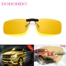 DOHOHDO 2023 New Rimless Polarized Clip On Sunglasses Women Men Sport Photochromic Glasses Anti Glare Sun Glasses Night Vision