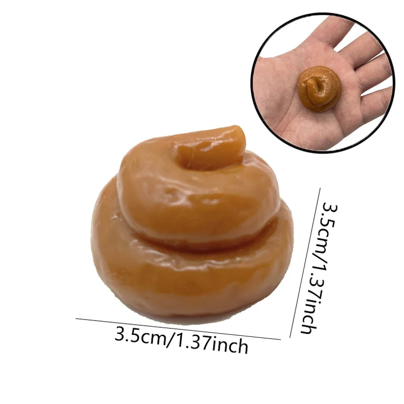 Fake Squishy Poop Funny Realistic Shit Joke Tricky Toys Kids Halloween Party Favors Prank Antistress Gadget Props Adult Gifts