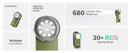 Wurkkos HD03 Clip Light 680LM USB C Rechargeable Pocket Flashlight Mini Spotlight/Flooglight Portable EDC RGB Torch with Magnet