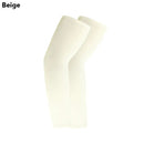 2PC Anti-sunburn Arm Sleeves Exposed Thumb Warmers Sports Sleeve Sunscreen Hand Cover Cooling Warmer for Running Fishing Cycling