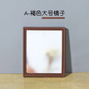 1Pcs 1/12 Dollhouse Miniature Accessories Mini Alloy Mirror Simulation Bathroom Mirror Model Toys for Doll House Decoration