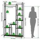 Tall Indoor Plant Display Rack Flower Stand Holder Storage Shelf Industrial