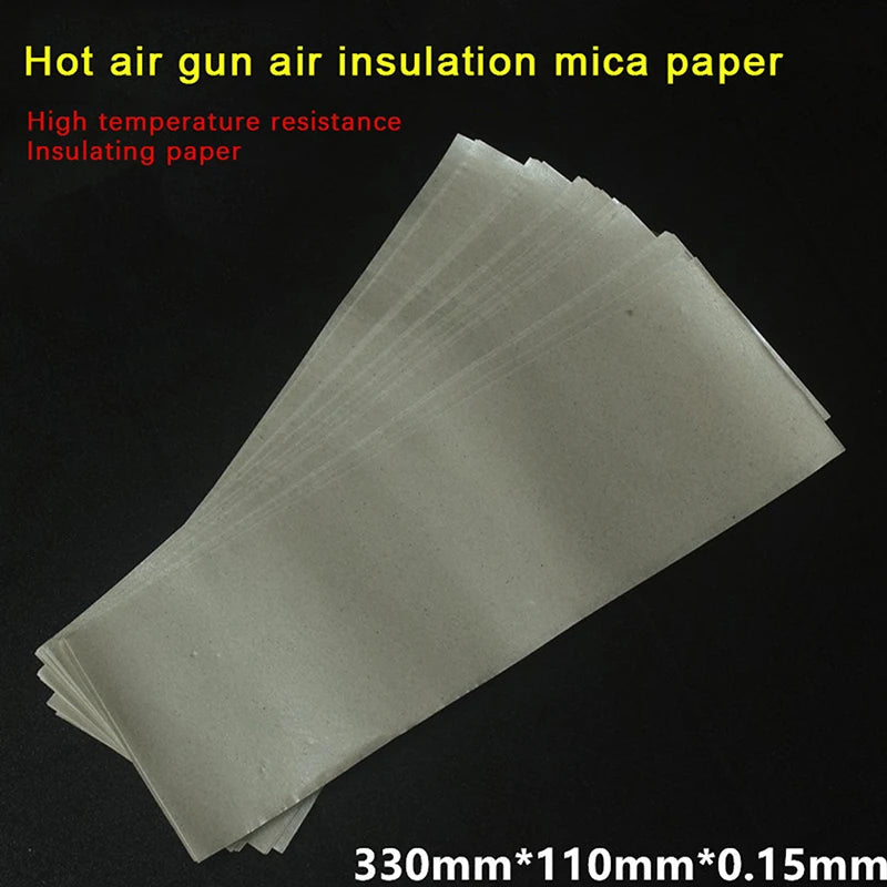 Hot Air Duct Mica Insulation Paper Insulation Paper High Temperature Resistant Soft Mica Paper Heat Accessories